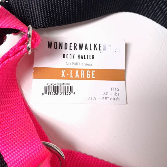 Wonder Walker Black Pink Body Halter No-Pull Dog Harness XL NWT - Picture 4 of 6